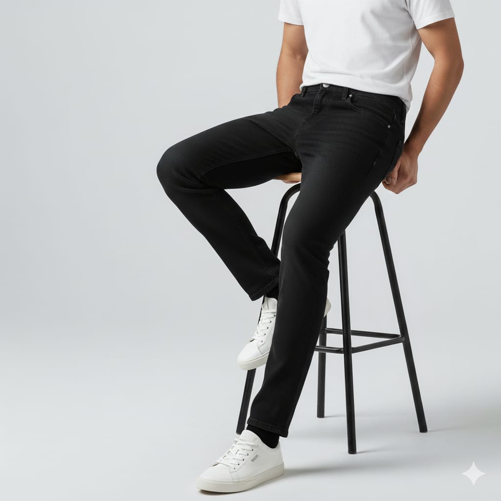 Khandanik Export - Black Jeans Pant2